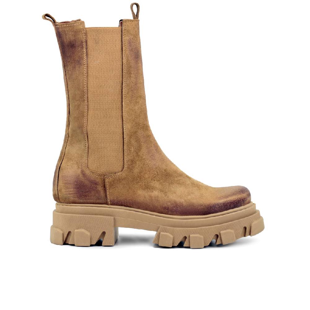 Queen Helena Chelsea boots alti - LUNA 29 - vera pelle Spedizione Gratuita