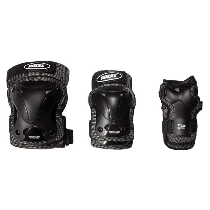 Roces VENTILATED 3-PACK black Qualità Garantita