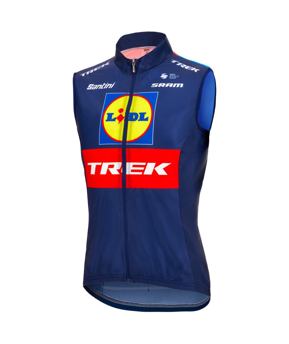 Santini LIDL TREK - GILET ANTIVENTO Nuova