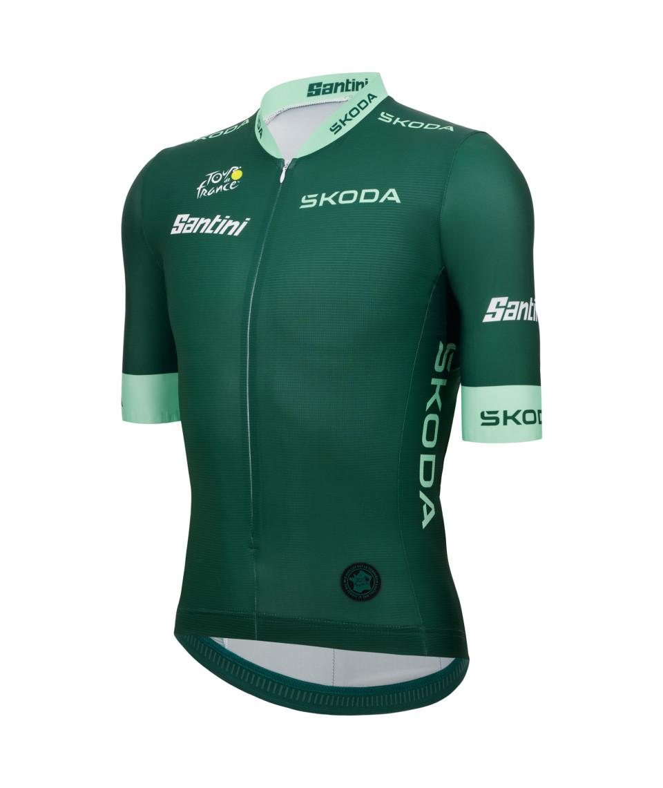 Santini Maglia Verde del Tour de France - MIGLIOR VELOCISTA - MAGLIA Offerta