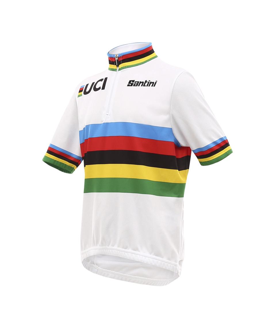 Santini UCI OFFICIAL CAMPIONE DEL MONDO - MAGLIA BAMBINO Vendite Flash