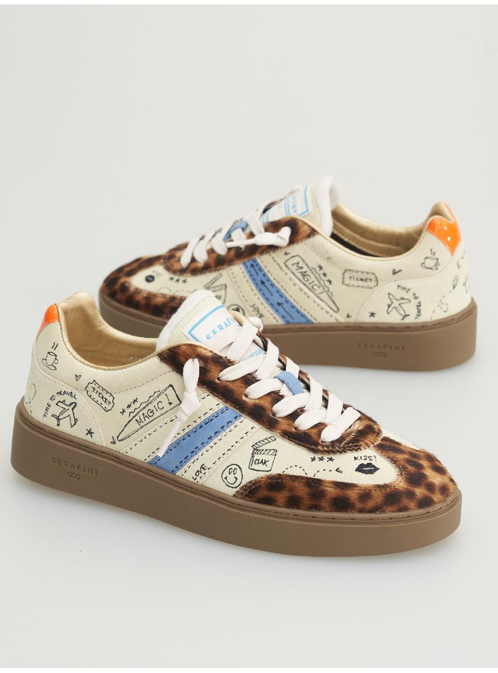 ﻿Serafini COURT - BEIGE LEOPARD - DONNA Serafini Shop Affare Del Giorno