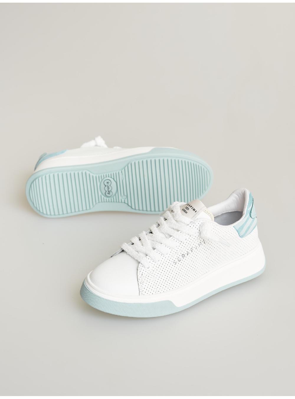 Serafini sneakers donna in pelle pelle laminata pelle perforata Serafini Shop Saldi Di Fabbrica