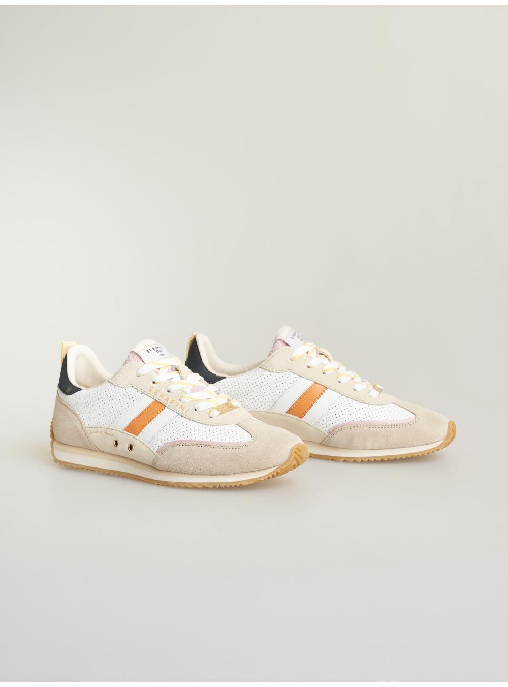 Serafini sneakers donna in pelle pelle perforata scamosciato tessuto Serafini Shop I Più Venduti