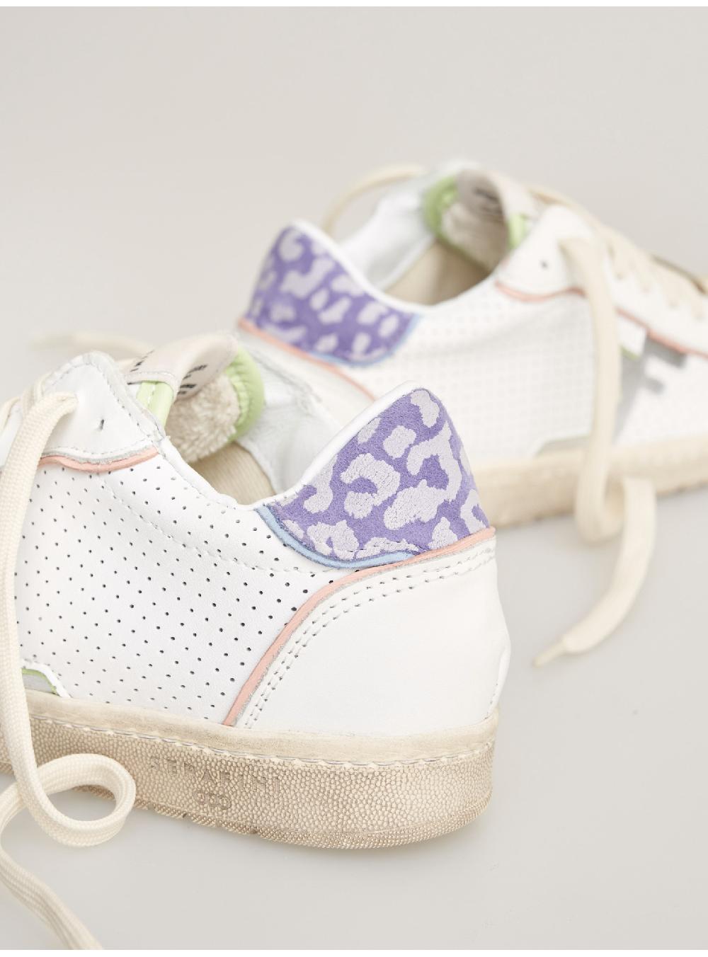 Serafini sneakers donna in pelle pelle laminata pelle perforata Serafini Shop Vendite Flash