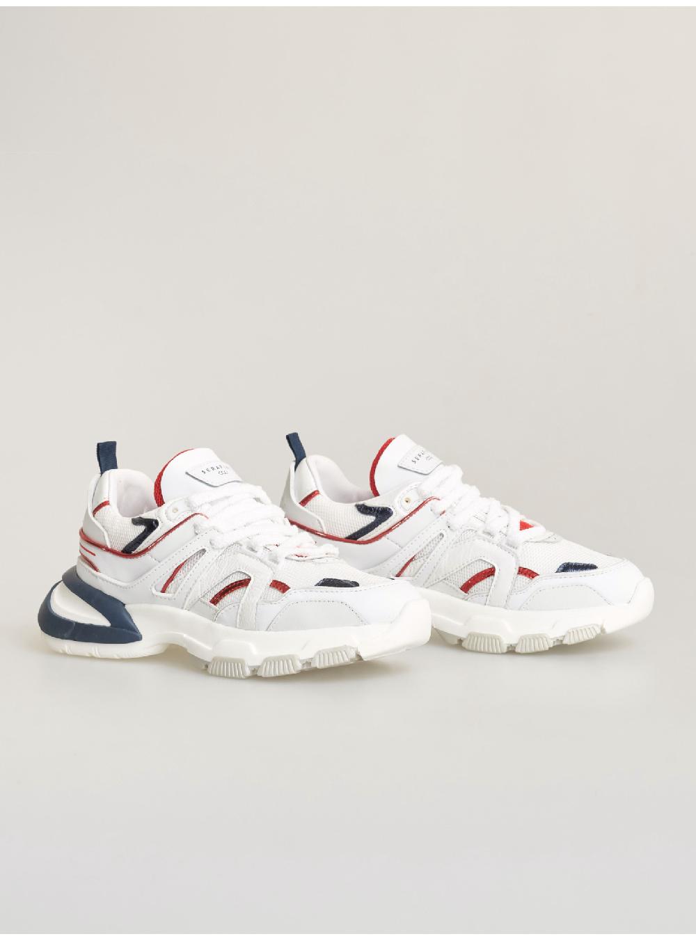 Serafini sneakers donna in pelle pelle laminata tessuto a rete Serafini Shop Negozio