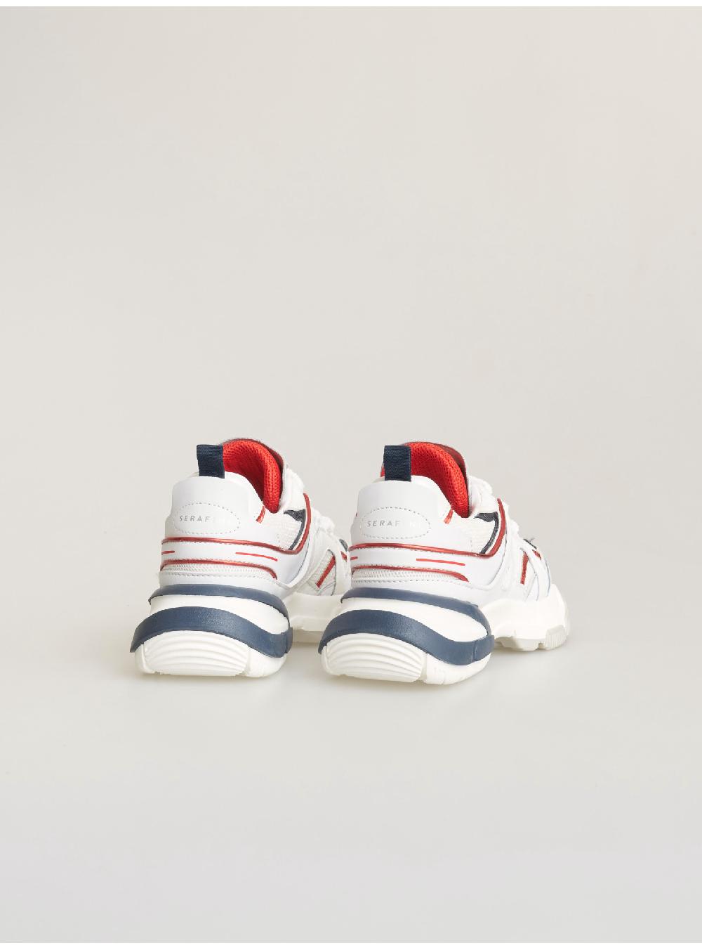 Serafini sneakers donna in pelle pelle laminata tessuto a rete Serafini Shop Negozio