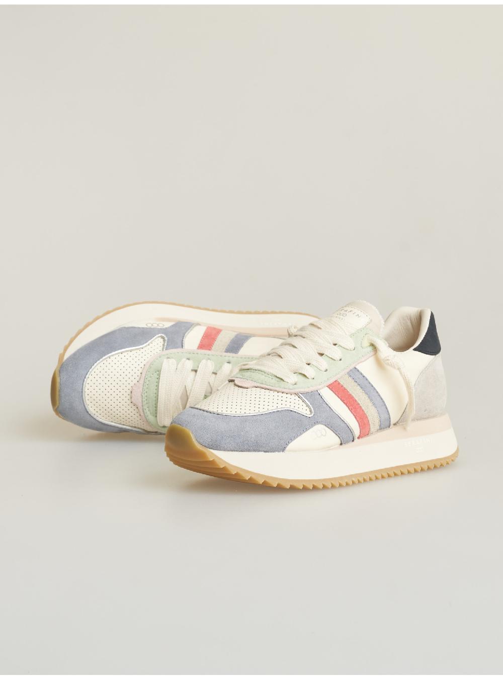 Serafini sneakers donna in pelle pelle perforata scamosciato Serafini Shop In Saldo
