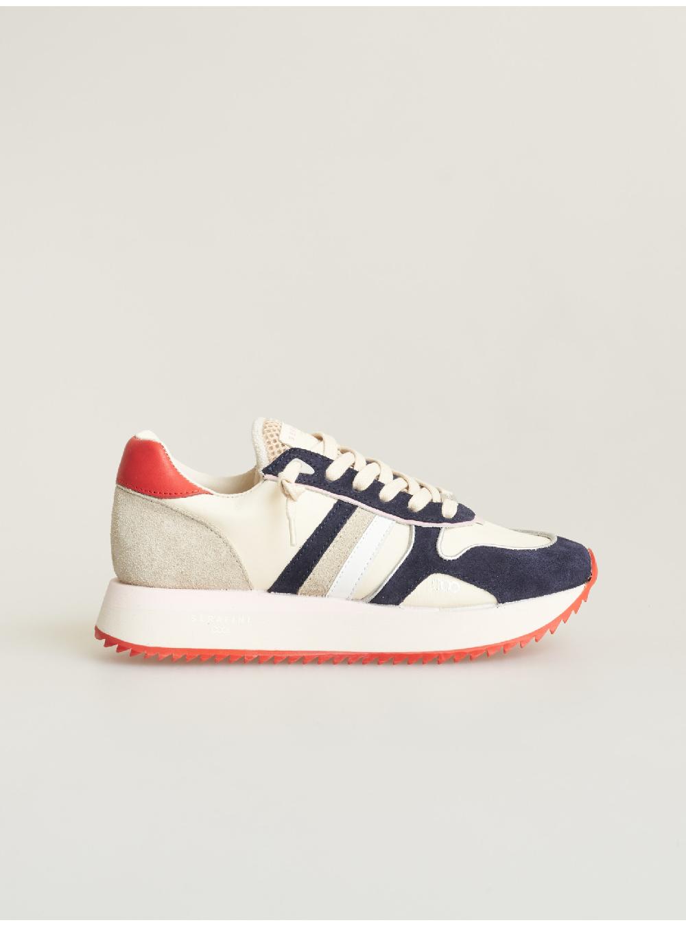 Serafini sneakers donna in pelle scamosciato tessuto a rete Serafini Shop Saldi