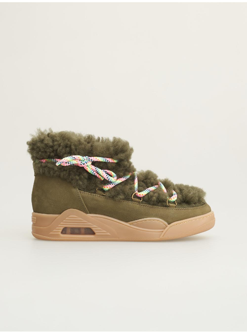Serafini MOON CUT LOW - GREEN SHEARLING Serafini Shop 2025