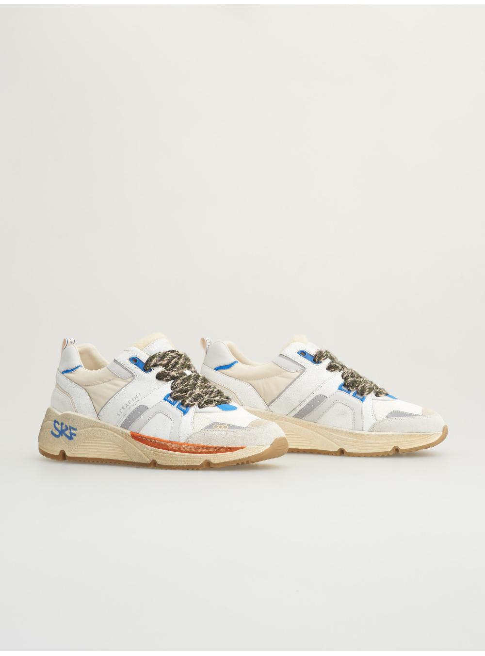 Serafini TOKYO - CRACKED WHITE BLUETTE - TOKYO - UOMO Serafini Shop Italy