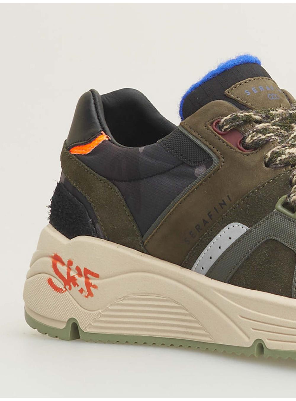 Serafini TOKYO - MILITARY GREEN BLACK Serafini Shop Soddisfazione Garantita