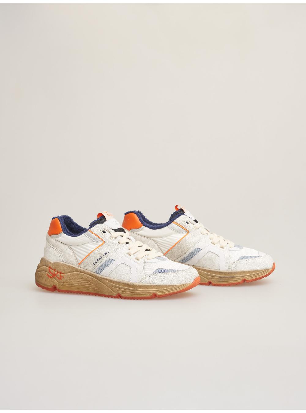 Serafini TOKYO - WHITE-CRACKED BLUE ORANGE Serafini Shop Negozi Online