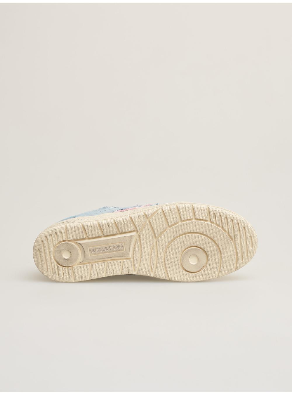 Serafini SAN DIEGO LOW - JEANS WHITE GREEN Serafini Shop Promozione Limitata