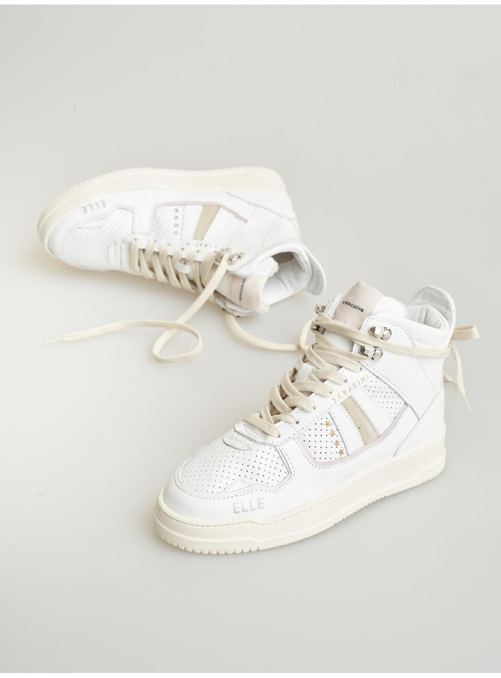 Serafini sneakers donna in pelle pelle laminata scamosciato nylon Serafini Shop Sottocosto