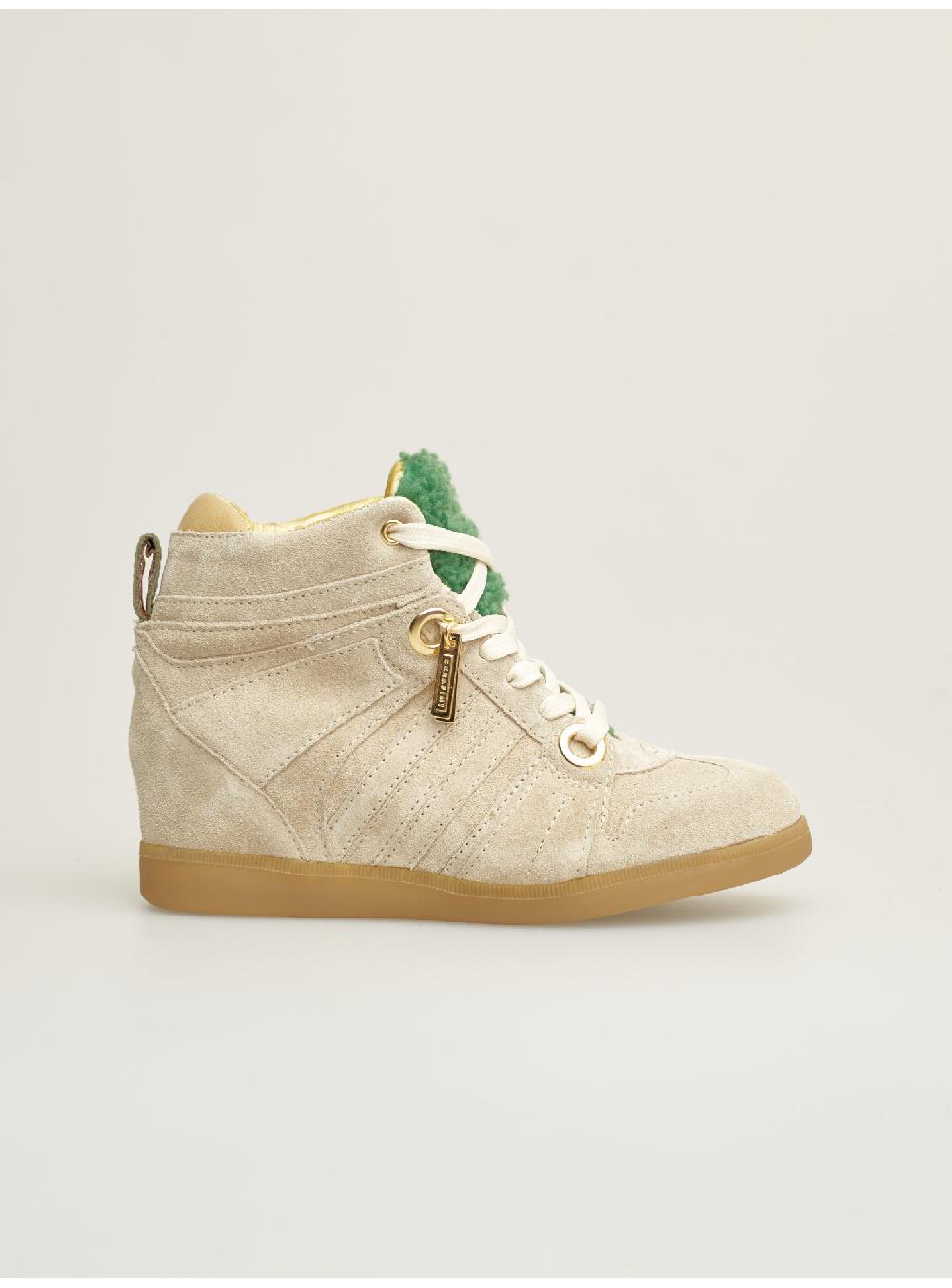 Serafini zeppa interna donna in scamosciato nabuck shearling Serafini Shop Convenienza