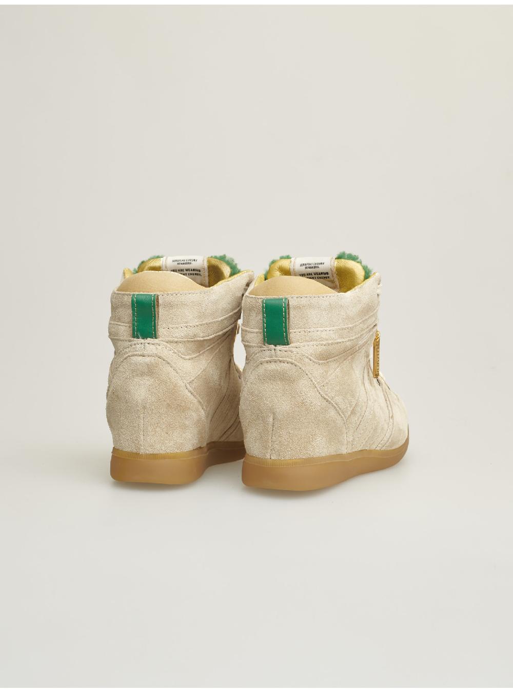 Serafini zeppa interna donna in scamosciato nabuck shearling Serafini Shop Convenienza