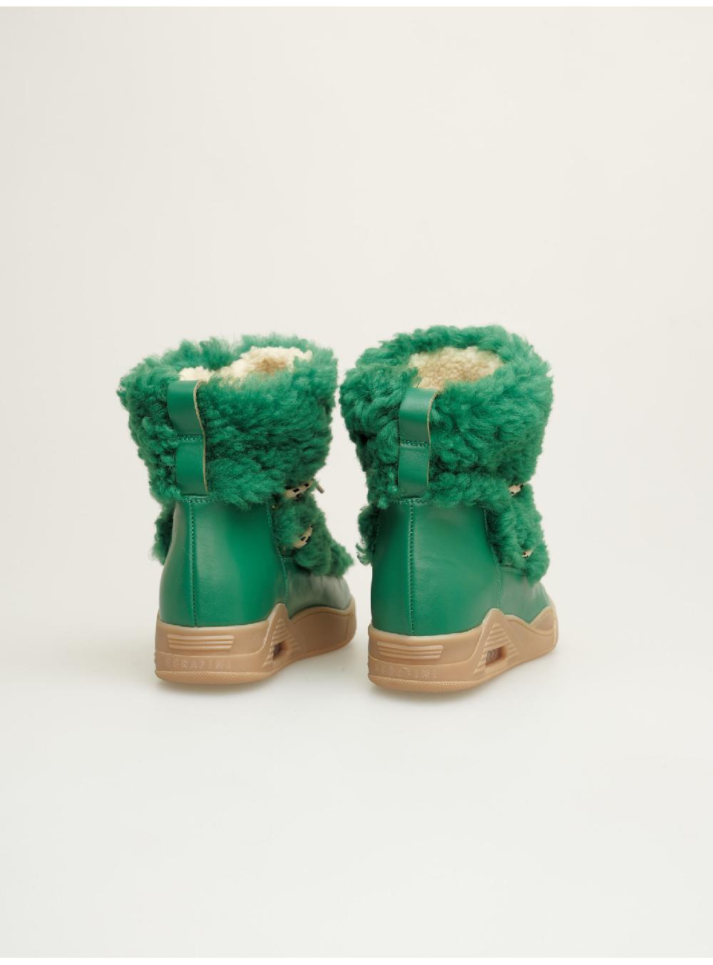 Serafini boots donna in shearling scamosciato Serafini Shop Novità