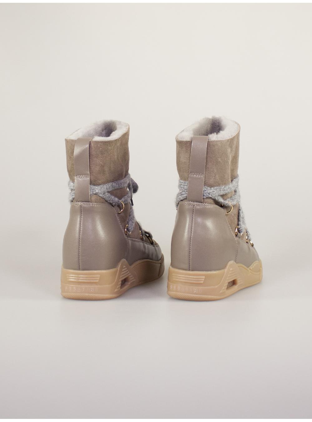 Serafini boots donna in shearling scamosciato Serafini Shop Sconto