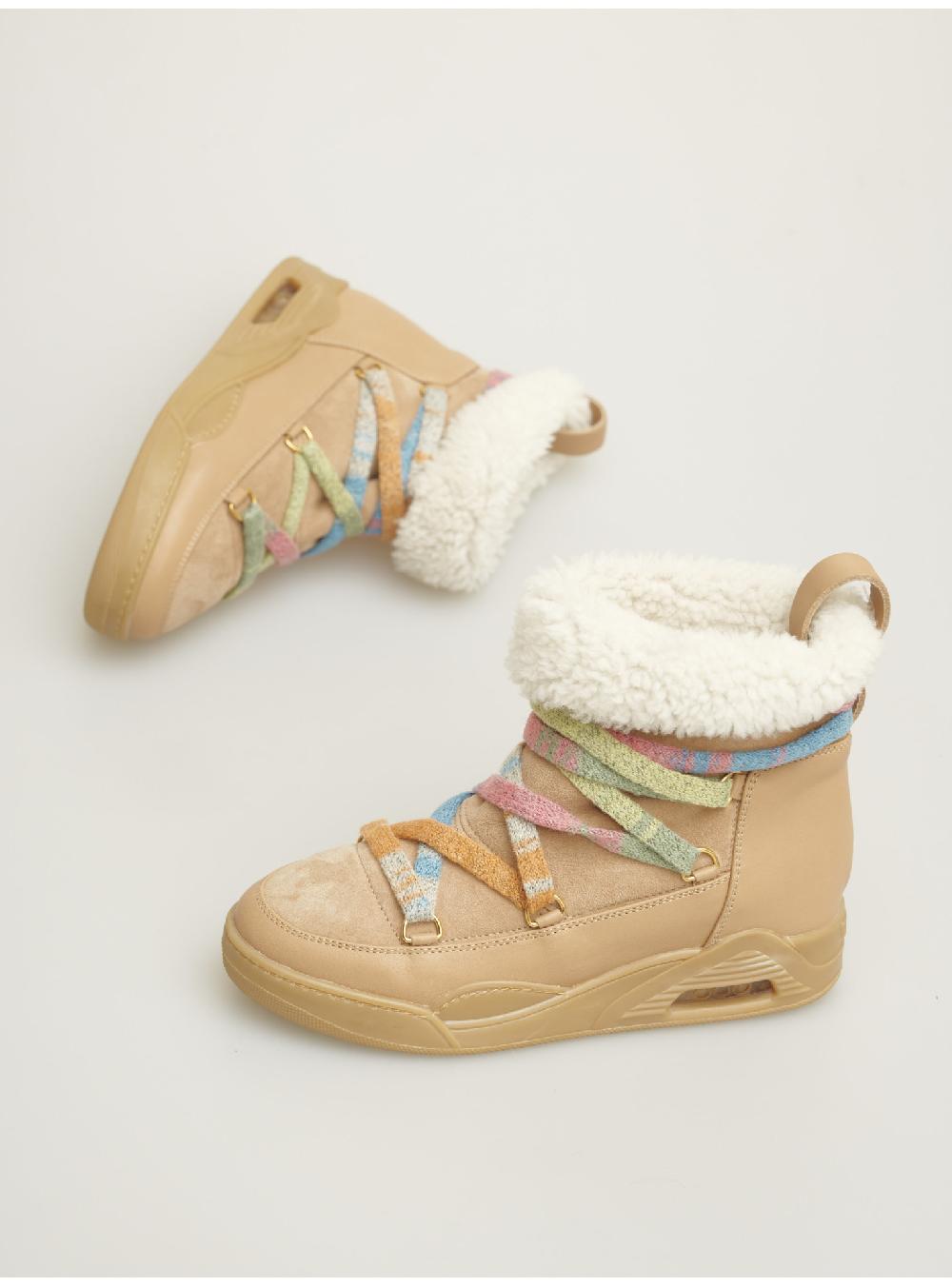 Serafini boots donna in shearling scamosciato Serafini Shop Offerta