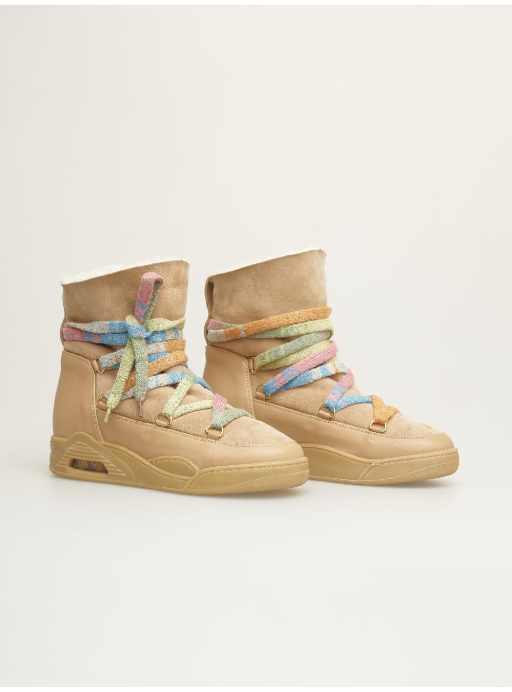 Serafini boots donna in shearling scamosciato Serafini Shop Offerta
