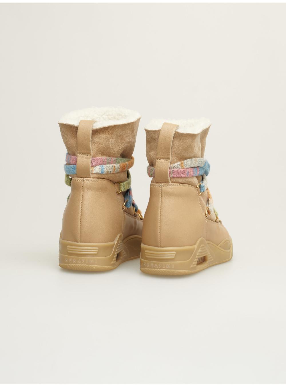 Serafini boots donna in shearling scamosciato Serafini Shop Offerta