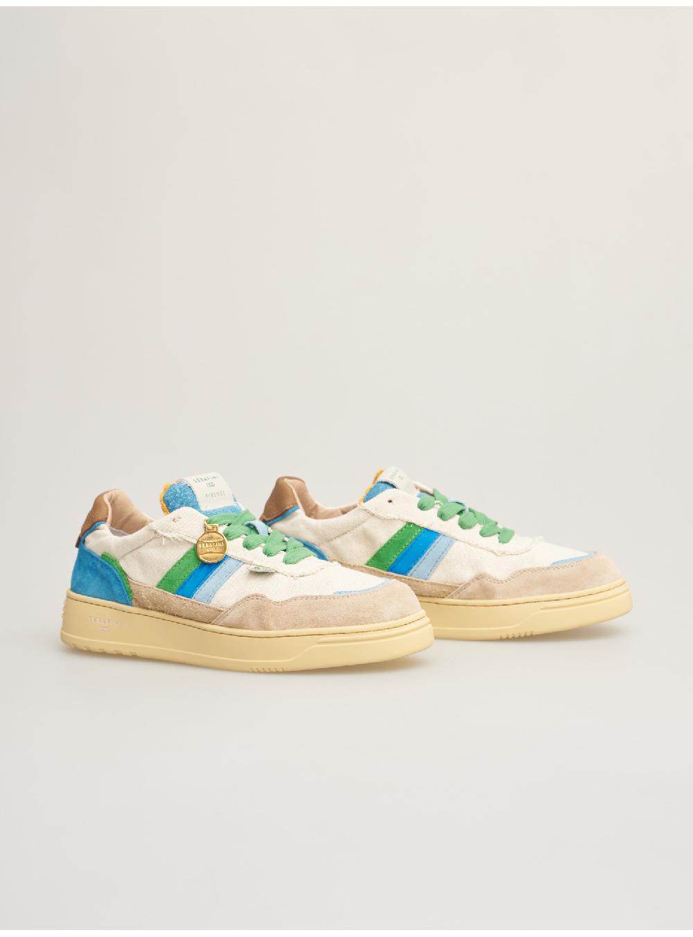 Serafini FIRENZE - MILK-CANVAS BLUE Serafini Shop Moda