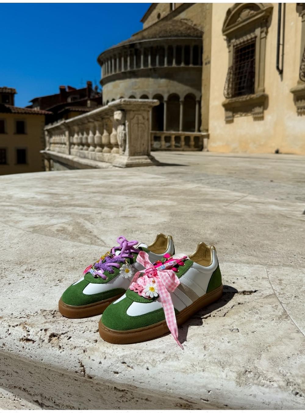 Serafini COURT - WHITE GREEN GOLD Serafini Shop Fino Al -60%