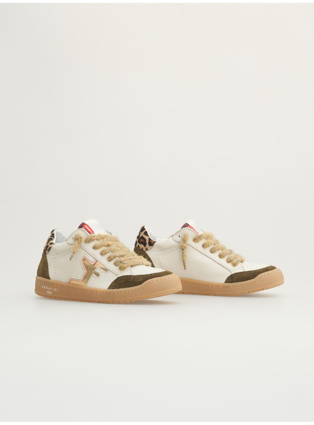 Serafini SAN DIEGO LOW - MILK OLIVE LEOPARD Serafini Shop Comprane uno, ottenene uno gratis