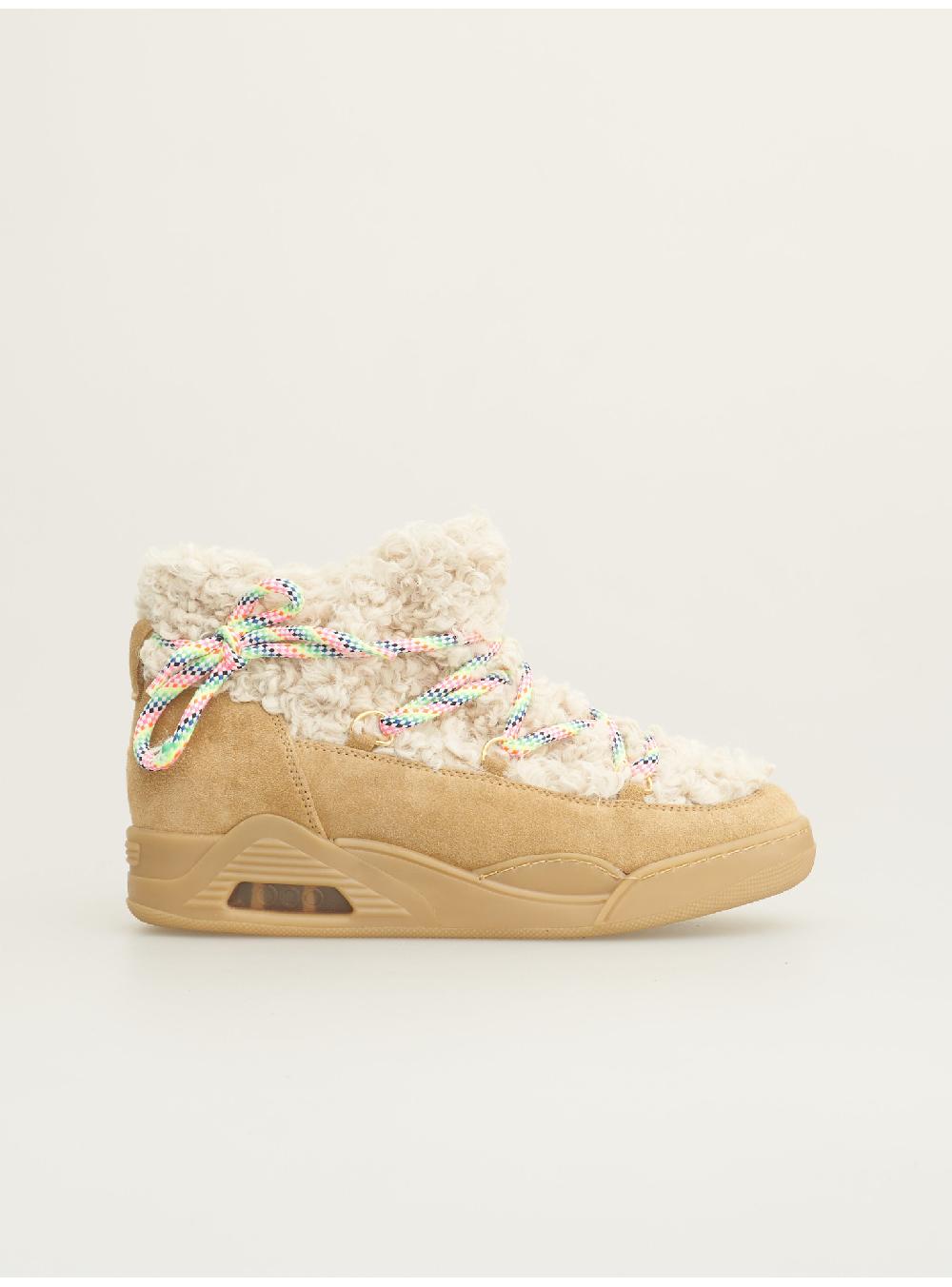 Serafini MOON CUT LOW - ECO-ASTRAKAN BEIGE GRANOLA Serafini Shop Presa