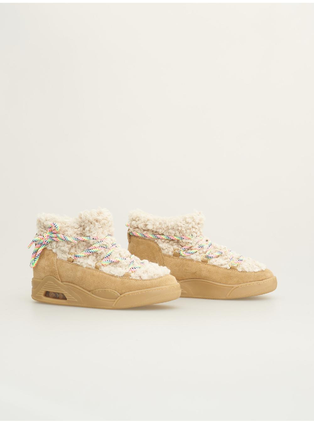 Serafini MOON CUT LOW - ECO-ASTRAKAN BEIGE GRANOLA Serafini Shop Presa