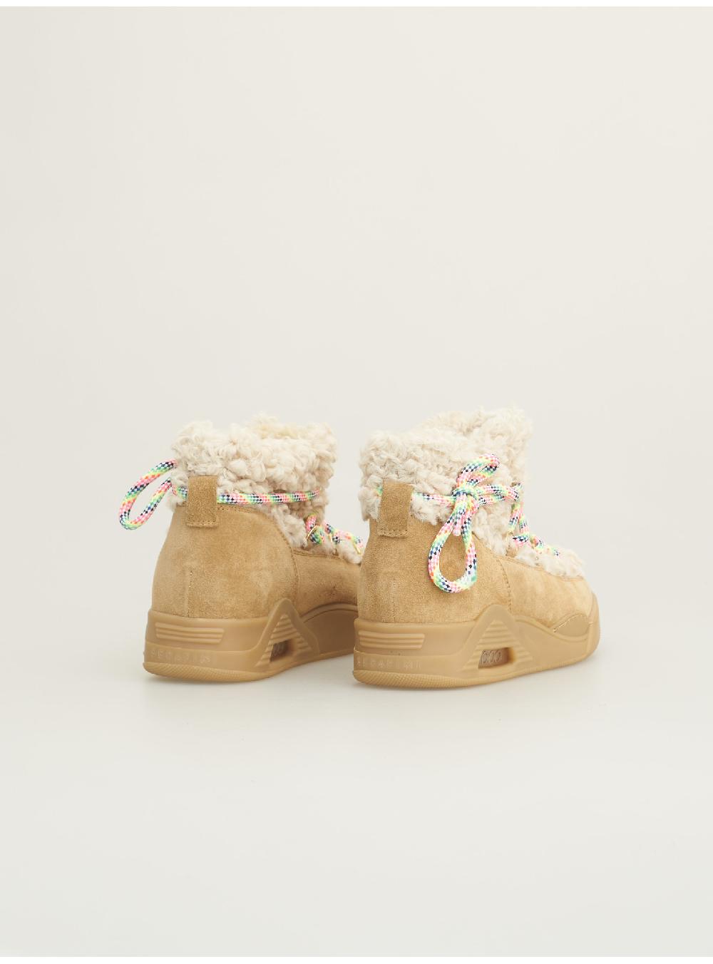 Serafini MOON CUT LOW - ECO-ASTRAKAN BEIGE GRANOLA Serafini Shop Presa
