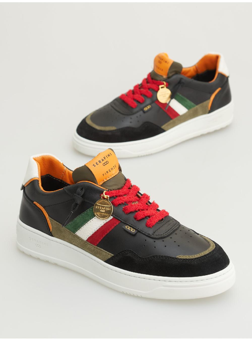 Serafini FIRENZE - BLACK ORANGE TRICOLOR Serafini Shop Online