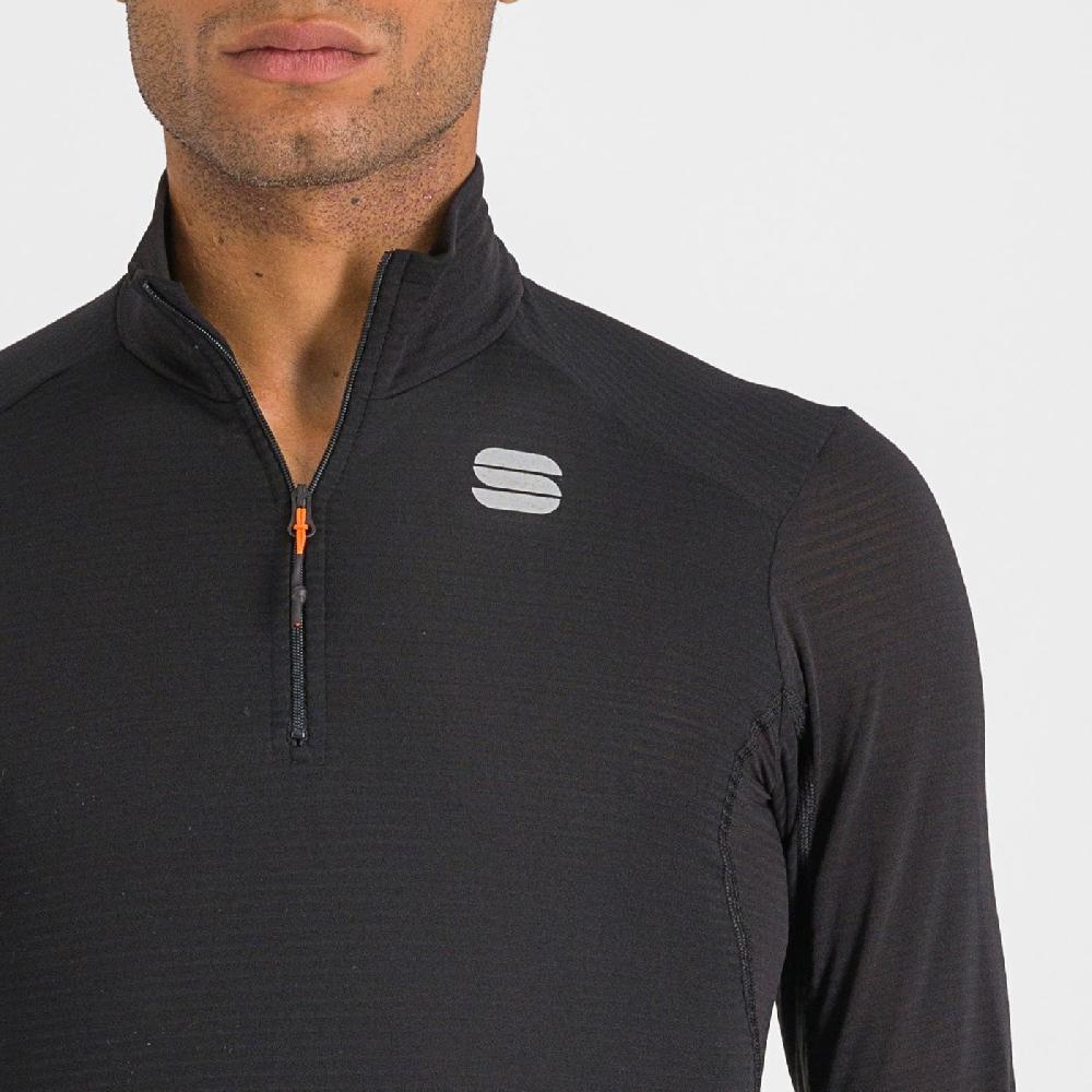 Sportful THERMODYNAMIC MID ZIPPED TEE LONG SLEEVE Promozione