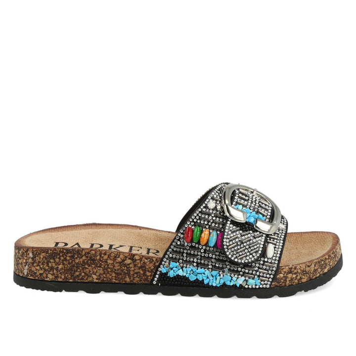 Uma Parker Sandali Ciabatta Black 11.01.24BLK Qualità