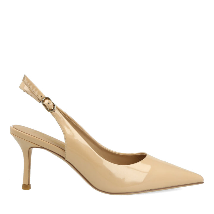 Uma Parker Chanel in Vernice Nude Outlet