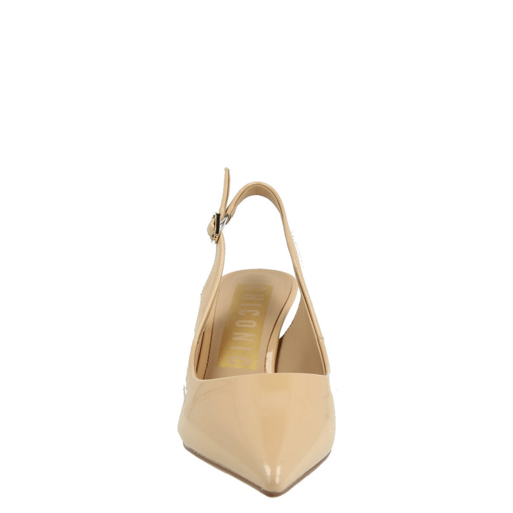 Uma Parker Chanel in Vernice Nude Outlet