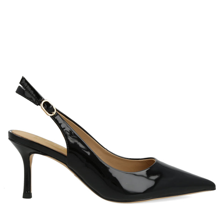 Uma Parker Chanel in Vernice Nero In Vendita