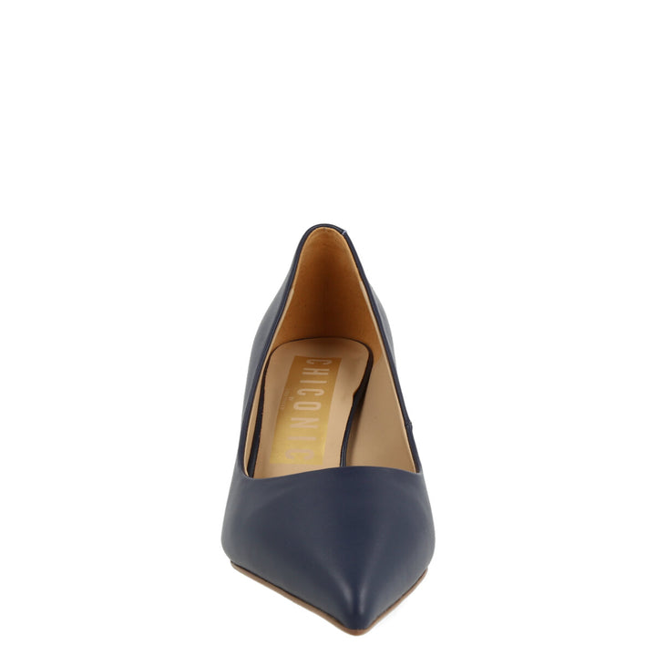 Uma Parker Decolleté in Nappa Blu Novità