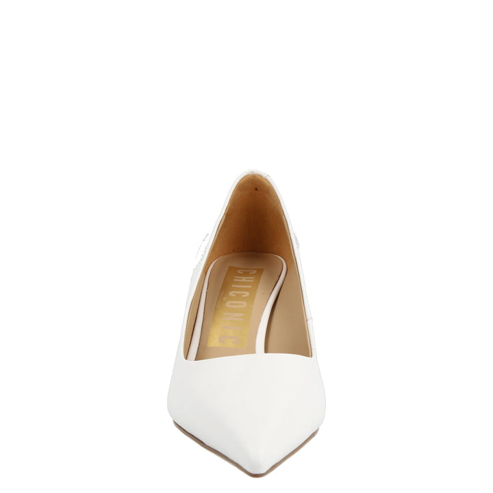 Uma Parker Decolleté in Nappa Bianco Economico