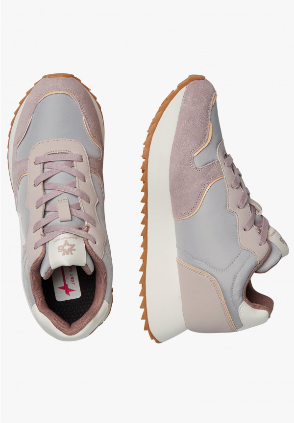 W6yz Sneakers in suede e tessuto tecnico Rosa -JET-W Offerte giornaliere