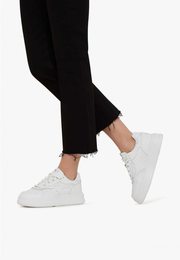 W6yz Sneakers in pelle Bianco ghiaccio -XENIA W ACQUISTA ORA