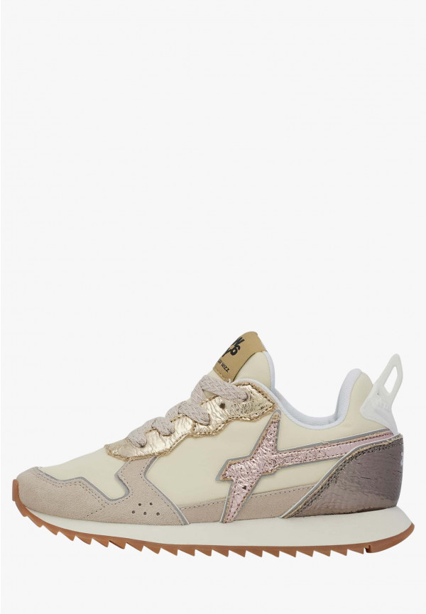 W6yz Sneakers in tessuto tecnico e suede Beige -JET-J Fino Al -60%