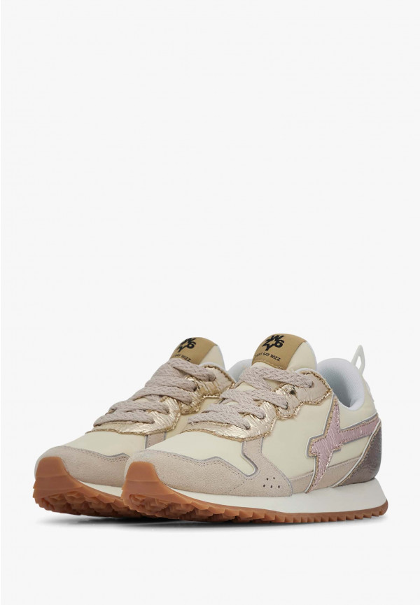 W6yz Sneakers in tessuto tecnico e suede Beige -JET-J Fino Al -60%