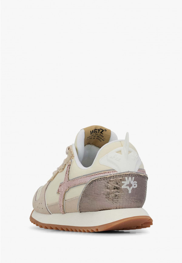 W6yz Sneakers in tessuto tecnico e suede Beige -JET-J Fino Al -60%