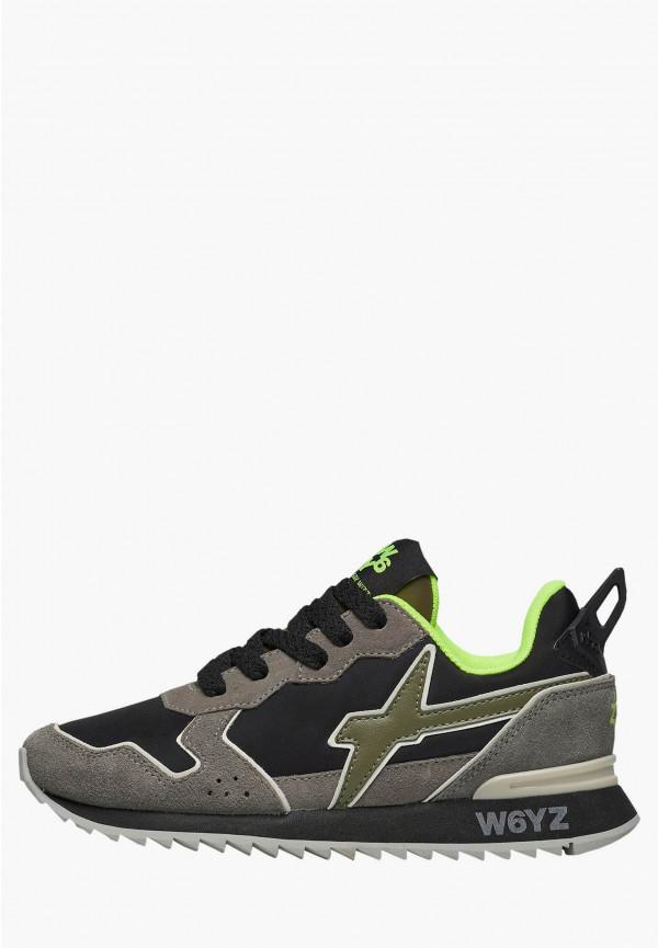 W6yz Sneakers in tessuto tecnico e suede Antracite -JET-J Shopping Online