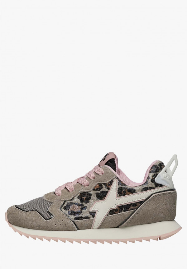 W6yz Sneakers in tessuto tecnico e suede Grigio -JET-J Affare Del Giorno