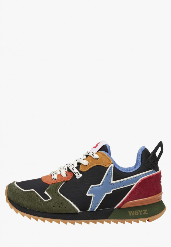 W6yz Sneakers in tessuto tecnico e suede Militare -JET-J Prezzo Ridotto