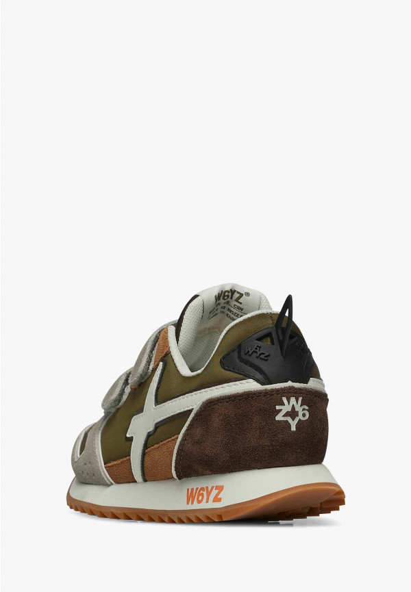 W6yz Sneakers in tessuto tecnico e suede Tortora -JET VL-J Trasporto libero internazionale