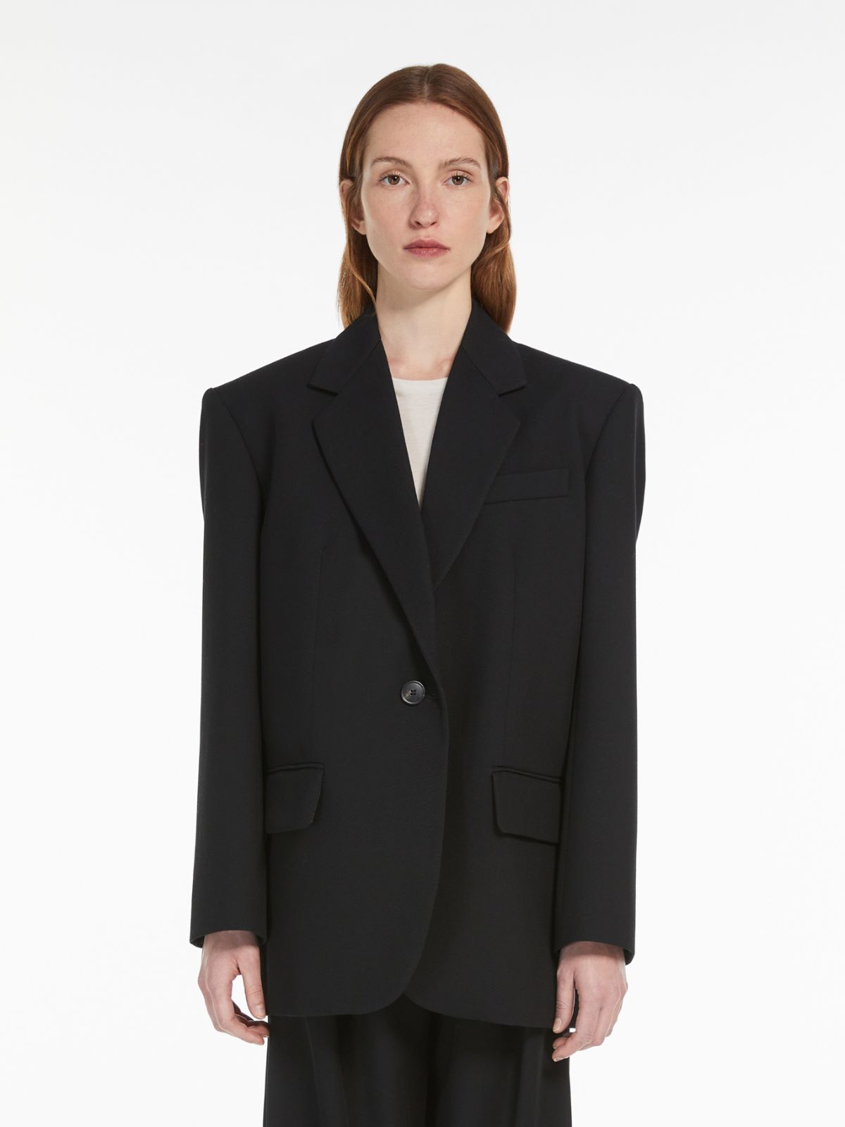 Weekend Blazer oversize in mista lana Online